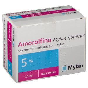 Amorolfina  Mylan Generics  Smalto Unghie 1 Flacone 2,5ml 5%