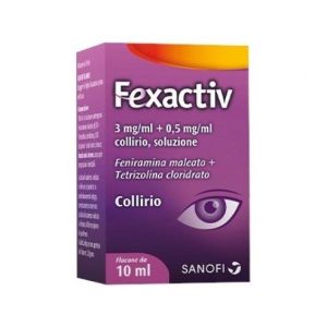 Fexactiv Collirio Antistaminico 0,3%+0,05% Soluzione Oculare Flacone 10ml