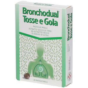 Bronchodual Tosse e Gola 20 Pastiglie Molli