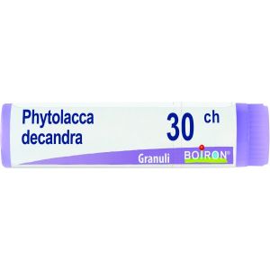 Phytolacca Decandra  Boiron  Granuli 30 Ch Contenitore Monodose