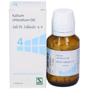 Kalium Chloratum D6 Sale Dr.schussler N.4 D6 200 Compresse Flacone