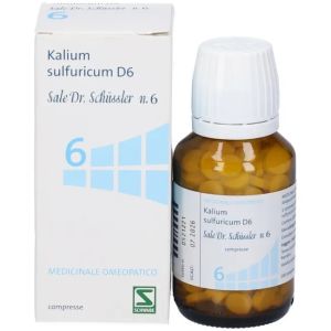 Dr. Schussler original 6 Kalium Sulfuricum D6 da 200 Compresse Loacker