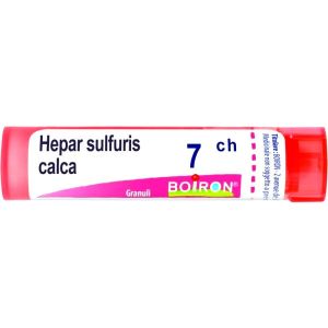 Hepar Sulfuris Calcareum  Boiron  Granuli 7 Ch Contenitore Monodose