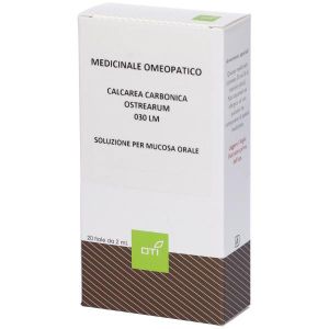 Oti Calcarea Carbonica Ostrearum 030 Lm Potenziata Liquida 20 Fiale 2ml Soluzione Idroalcolica per Mucosa Orale