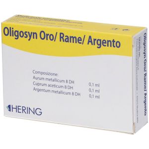 Hering Oligosyn Oro-rame-argento Orale 15 Contenitori Monodose 2ml