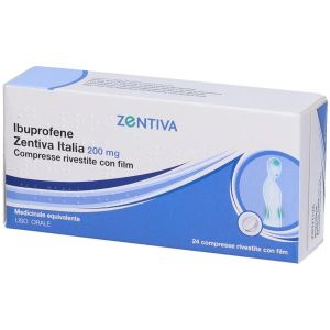 Ibuprofene  Zentiva Lab  20 Compresse Rivestite 200mg
