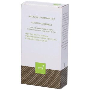 Oti Olitoti Manganese Rame Orale 20 Fiale 5% 2ml i Glucosio