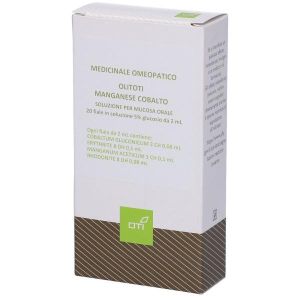 Olitoti Manganese Cobalto Orale 20 Fiale 5% 2ml i Glucosio
