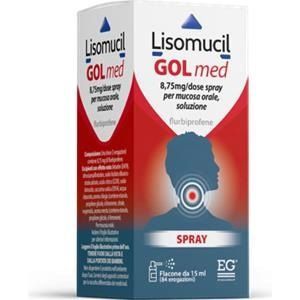 Lisomucilgolmed Spray Mucosa Orale 15ml 84 Erogazioni 8,75mg/dose