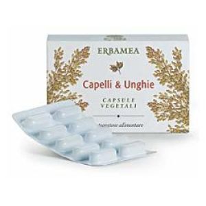 Erbamea Capelli & Unghie Integratore Alimentare 24 Capsule Vegetali