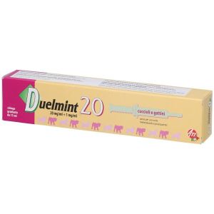 Duelmint 20 Orale Pasta 1 Siringa 15ml 20mg/ml + 1mg/ml Rosa