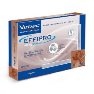 Vibrac Effipro Spot-on Soluzione 402mg per Cani Taglia Gigante 24 Pipette