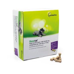 Drontal Multiaroma Carne 102 Compresse per Cani Fino A 10Kg