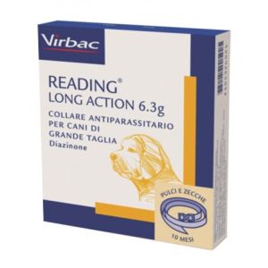 Reading Long Action Collare Antiparassitario 42g  70 Cm  Marrone Cani Taglia Grande