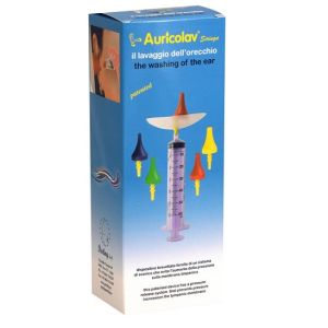 Siringa Auricolav Per Lavaggio Auricolare 1 Siringa + 4 Dispositivi Auricolari