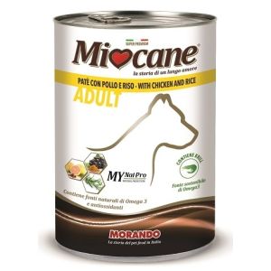 Morando Miocane Umido Pate' Pate Con Pollo E Riso 400g