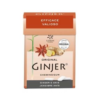 Lemon Pharma Original Ginjer Chewing Gum Gomme Da Masticare Zenzero & Anice 30g
