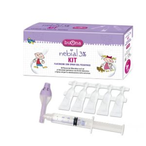 Nebial 3% Kit 20 Flaconcini Monodose 5ml Soluzione Ipertonic