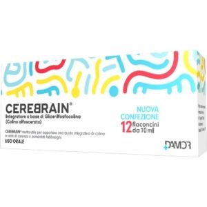 Cerebrain Integratore Alimentare 12 Flaconi 10ml