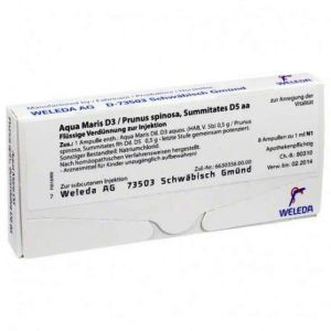 Weleda Aqua Maris D3 / Prunus Spinosa Summitates D5 Aa Soluzioe Iniettabile 8 Fiale X 1ml