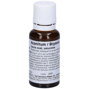 Weleda Aconitum Bryonia Diluita 20ml Gocce Orali