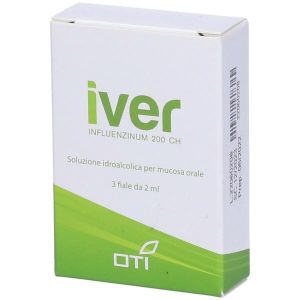 Oti Iver Influenzinum 200ch Integratore Omeopatico 3 Fiale 2ml