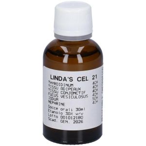 Linda's Lab Cel 21 Gocce Omeopatico 30ml