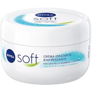 Nivea Soft Crema Idratante Corpo Viso Mani Multiuso i Vitamina e E Olio di Jojoba 300ml