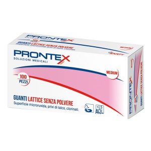 Prontex Guanto In Lattice Senza Polvere Medio 100 Pezzi
