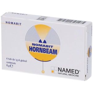 Nomabit Hornbeam Globuli Fiori di Bach 6 Tubi 6g