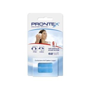 Prontex Ear Soft Tappi Auricolari Silicone Sagomabili 3 Paia