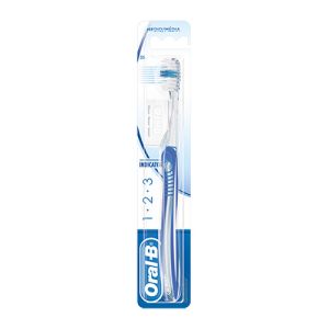 Spazzolino manuale medio oral-b 1 2 3 indicator misura 40