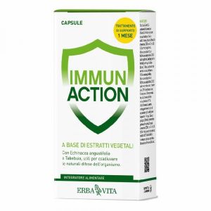 Erba Vita Immun Action Integratore Difese Immunitarie 60 Capsule