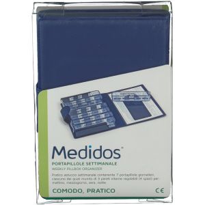 Portapillole Settimanale Medidos Blu Apertura/chiusa In Velc