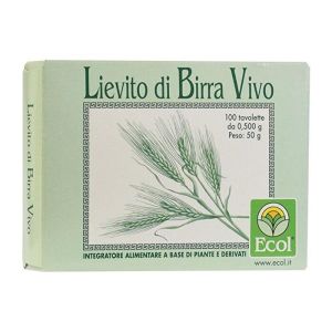 Ecol Lievito di Birra Vivo 100 Tavolette
