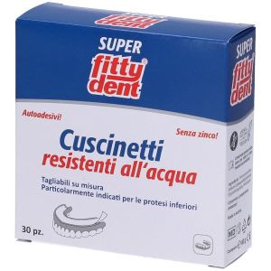 Fittydent Cuscinetti Adesivi Morbidi per Protesi Inferiore 30 Pezzi