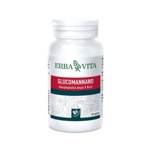 Erbavita capsule monoplanta glucomannano integratore alimnetare 60 capsule