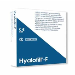 Medicazione Assorbente In Tessuto Non Tessuto Hyalofill F A Base di Hyaff 5x5cm 3 Pezzi