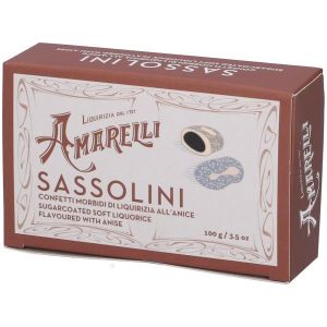 Sassolini Liquirizia Confettata Aromatizzata All'anice 60g