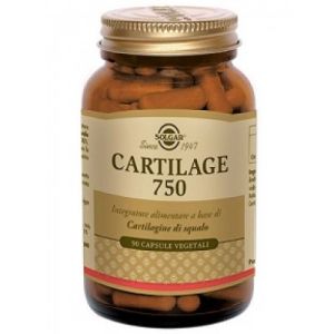 Solgar Cartílago 750 Suplemento Con Cartílago De Tiburón 90 Cápsulas