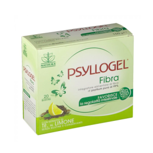 Psyllogel Fibra Integratore Alimentare Gusto Te' Al Limone 20 Bustine