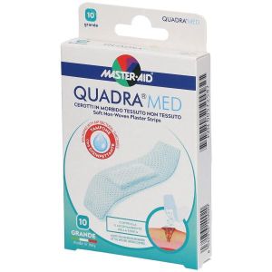 Master-aid Quadra Med Cerotti In Morbido Tessuto Non Tessuto - 10 Grande