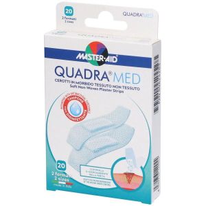 Master-aid Quadra Med Cerotti In Morbido Tessuto Non Tessuto - 20 Doppio Formato