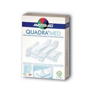 Master-aid Quadra Med Cerotti In Morbido Tessuto Non Tessuto - 20 Doppio Formato