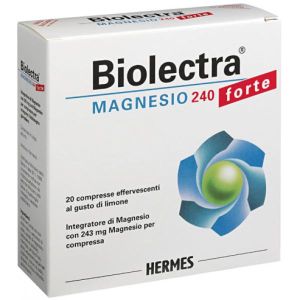 Biolectra Magnesio Forte Integratore  20 Compresse