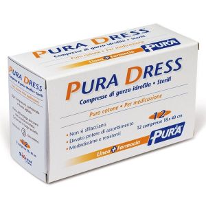 Pura Soft Garza In Tessuto Non Tessuto 18x40cm 12 Pezzi