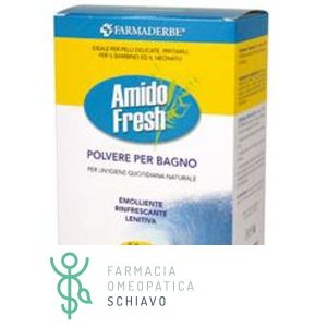 Farmaderbe amido fresh polvere bagno lenitiva idratante 5 bustine