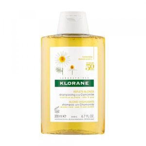 Klorane Shampoo Trattante e Riflessante Alla Camomilla 200ml