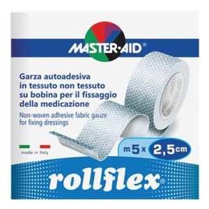 Rollflex Garza Autoadesiva Tnt Ipoallergenica per Fissaggio Medicazioni Cm 2,5x5m