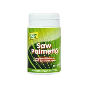 Natural point saw palmetto integratore vie urinarie 60 capsule